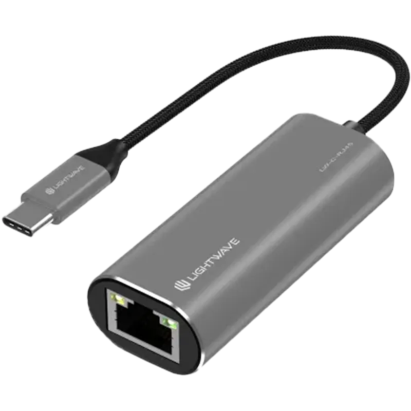 Light Wave C-RJ45-Gigabit  Type-C to RJ45 Gigabit Ethernet Adapter Mascom International.webp